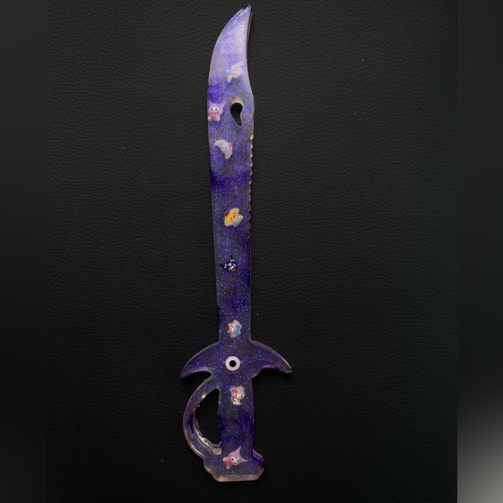 ✨handmade resin protection knife✨
